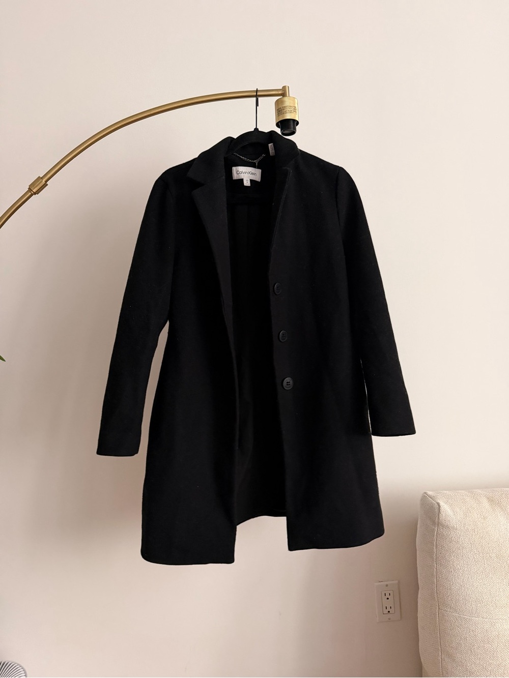 Calvin Klein Classic Wool Blend Coat
